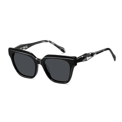 SOJOS Audrey Oversize Square (Acetate, Polarized)